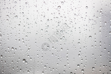 窗口的雨滴透明雨滴素材高清图片