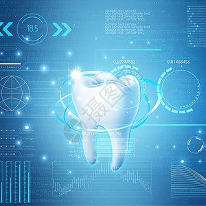 牙齿结构现代医学技术设计图片