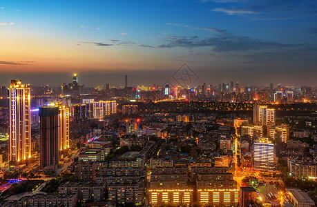 繁华城市夜景背景图片