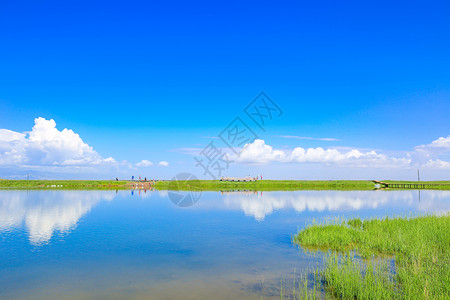 裕固族夏日康乐草原背景