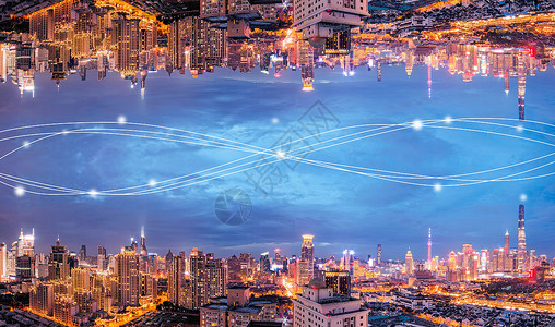 上海科技夜景图片