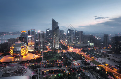 浙江音乐学院钱江新城背景