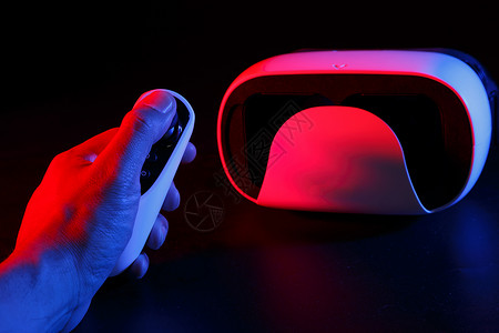 虚拟现实VR设备背景图片