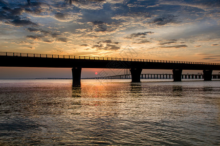 日落大桥图片