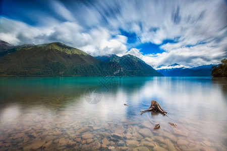 长荡湖巴松措背景