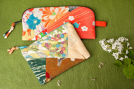 日式手包手袋背景图片