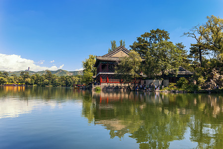 避暑山庄皇家蟒蛇高清图片