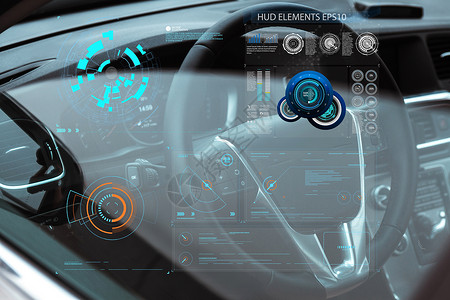汽车中控台汽车智能科技设计图片