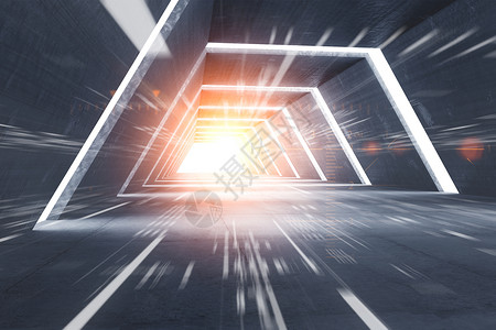 流光隧道背景图片
