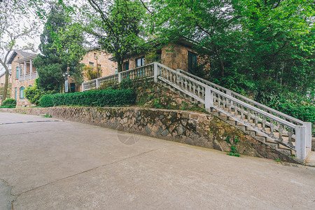 绿色饭店莫干山风景区景点背景