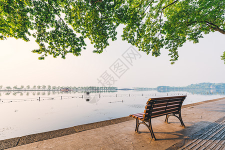 杭州西湖清晨景点高清图片素材