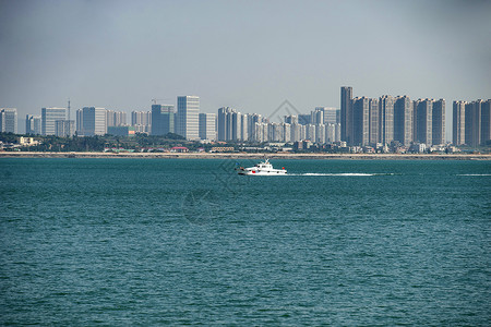 厦门写字楼厦门城市海景和高楼大厦背景