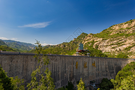 北京怀柔郊区旅游景点青龙峡背景图片