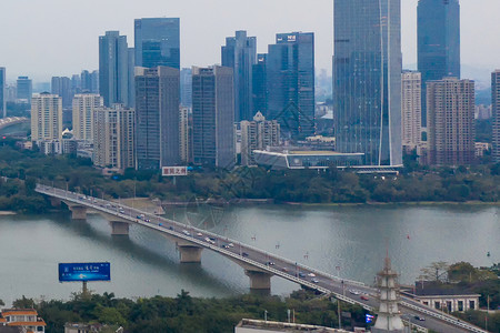 东江大桥背景图片