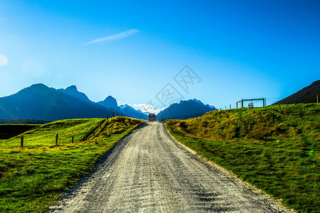 免赔新西兰南岛草原背景