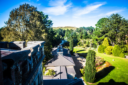 拉纳克城堡新西兰花园高清图片