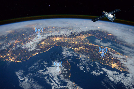 科技卫星背景图片