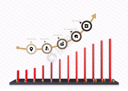 手绘图表商务图片高清图片