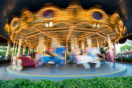 迪士尼游乐场环境背景图片