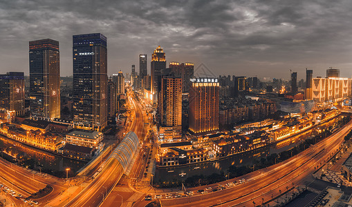 武汉城市风光楚河汉街高清图片