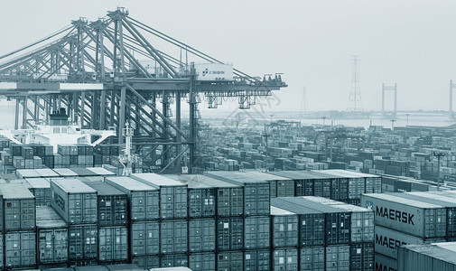 全球贸易进口货物图片素材