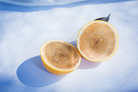 年轮橘子背景图片