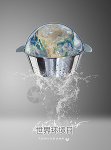 水资源浪费环境日珍惜水资源设计图片