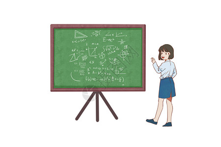 老师教数学背景图片