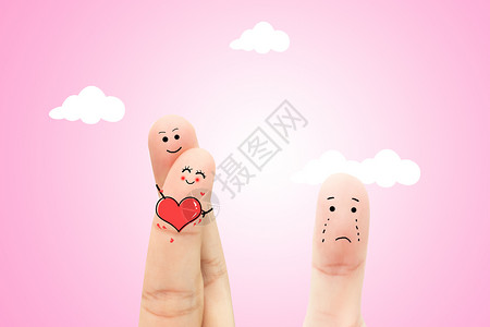 中国式情人节单身因素设计图片