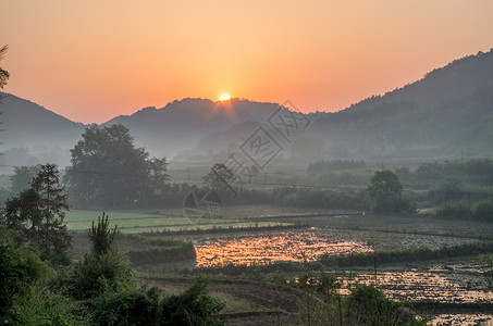 家乡的天空家乡美景背景