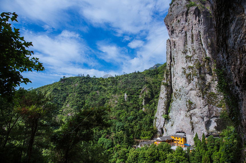 清新景区大气山脉山峰风景图片