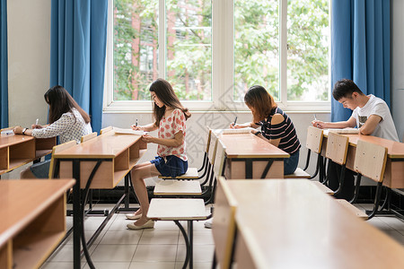 中学操场学校学习毕业考试背景