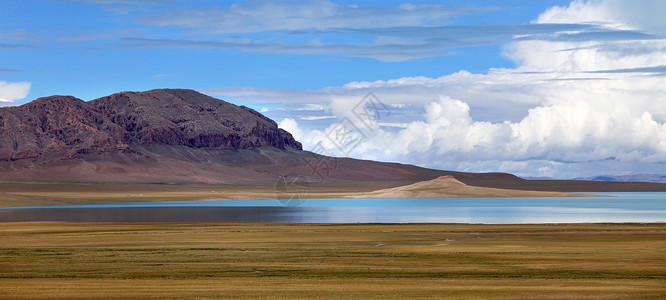 山水自然风景那曲山峰背景