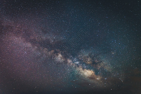 夜晚的星河星空银河宇宙背景