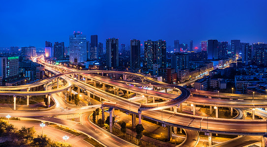 营门口高架桥城市交通高清图片素材