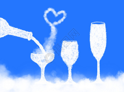 喝酒人手绘-爱喝酒的人最痴情（内涵创意图）设计图片