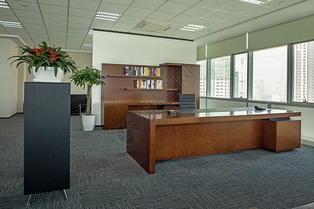 广告公司dm企业总裁办公室背景
