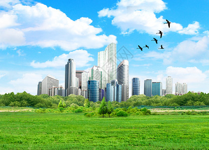 和谐自然共同建设环保和谐城市设计图片