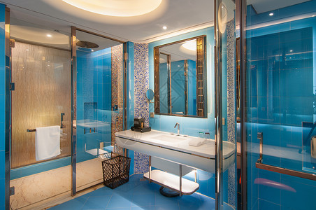 浴室 儿童高级酒店的洗手间背景