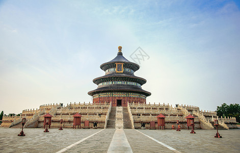 神圣的北京天坛背景