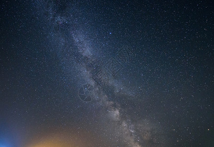 灿烂美妙星空阿尔山银河背景