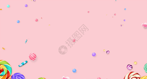 棒棒糖手绘图糖果甜美背景素材下载设计图片