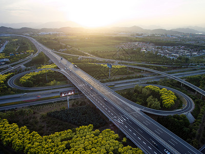 高速公路拥堵北京怀柔区怀柔桥立交桥背景