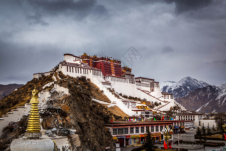 布达拉宫西藏高清图片素材