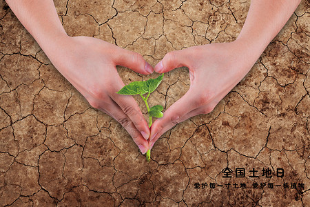 环境保护海报全国土地日海报素材设计图片