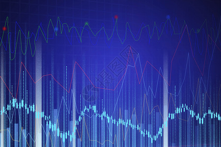 金融背景波折来回高清图片
