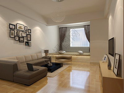 室内家居组合现代客厅效果图背景