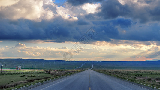 景观路远方的路背景