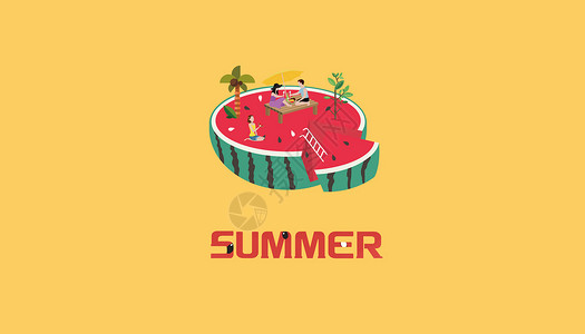 水果商标夏天设计图片