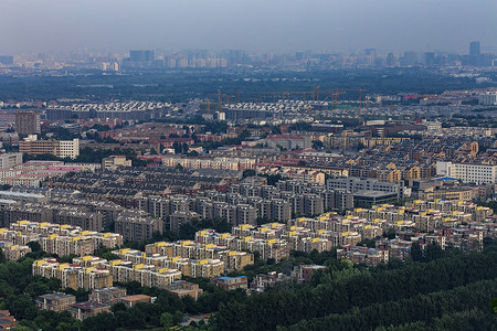 百望山的远景建筑高清图片